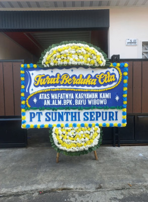 Papan Bunga Duka di Tabukan