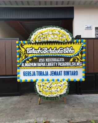 Papan Bunga Duka di Tabukan