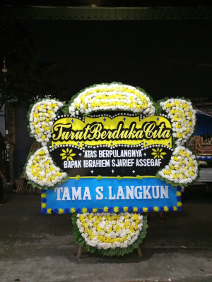 Papan Bunga Duka di Tabukan